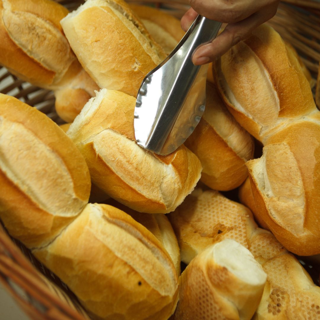 Pães recém-saídos do forno